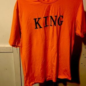 “king” tee shirt